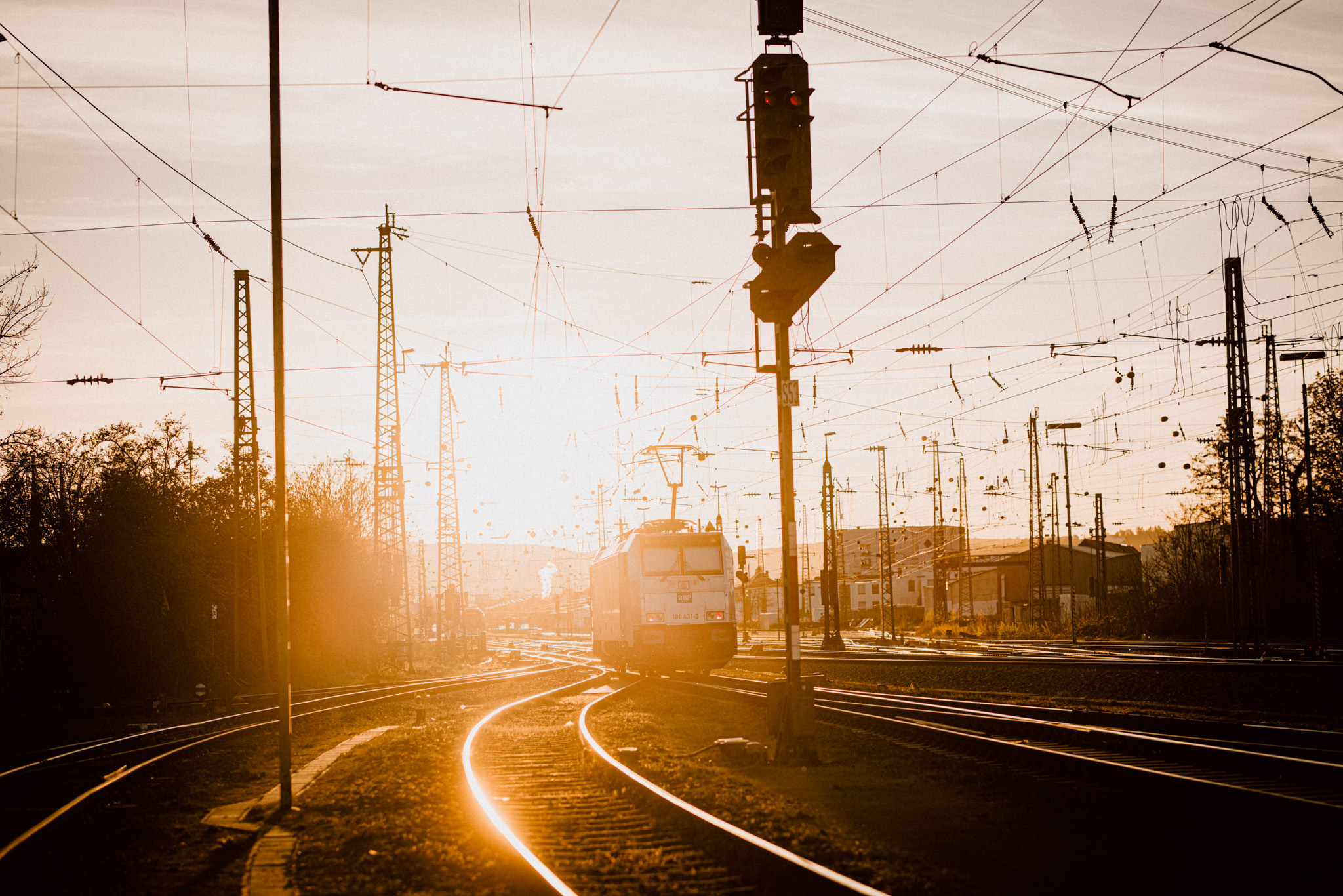 Bahnlogistik Schienenverkehr Eisenbahnverkehrsunternehmen für Ganzzug-Transporte